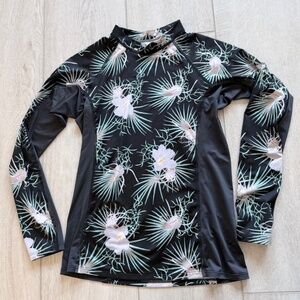 Patagonia Floral Long Sleeve Rash Guard Size M Worn Once